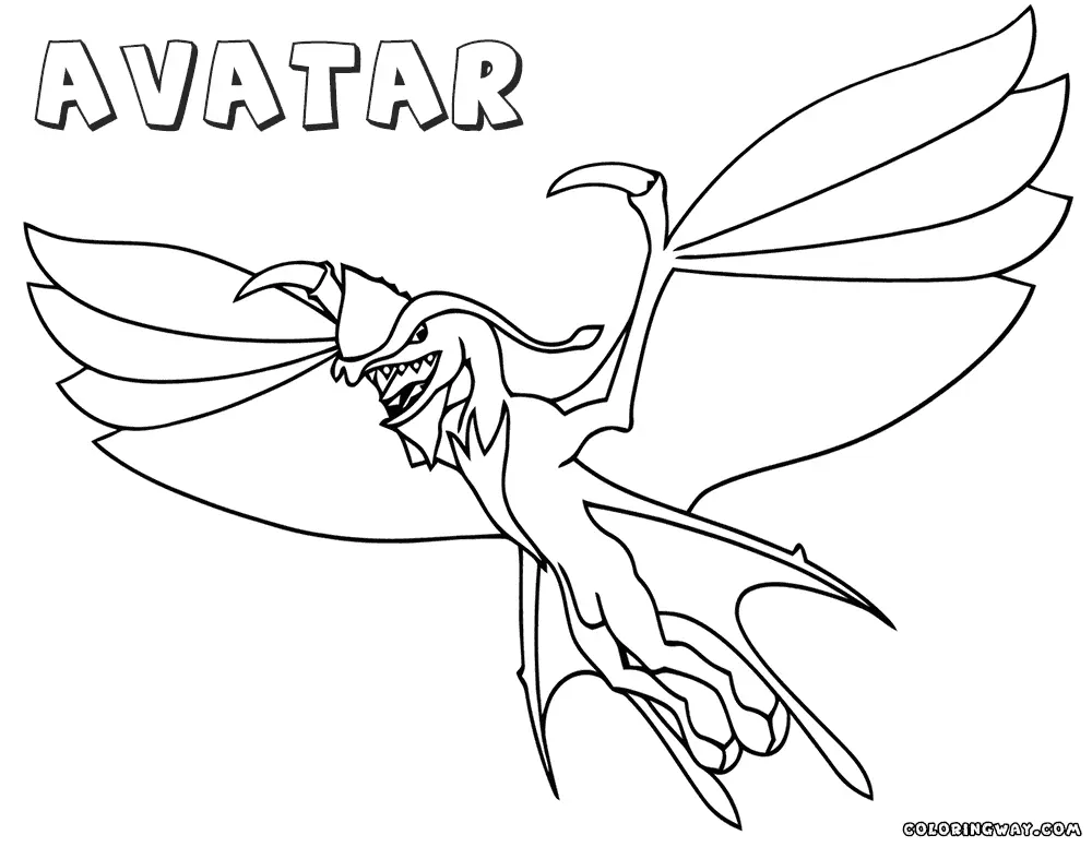 Avatar 2 The Way of Water Coloring Pages 19