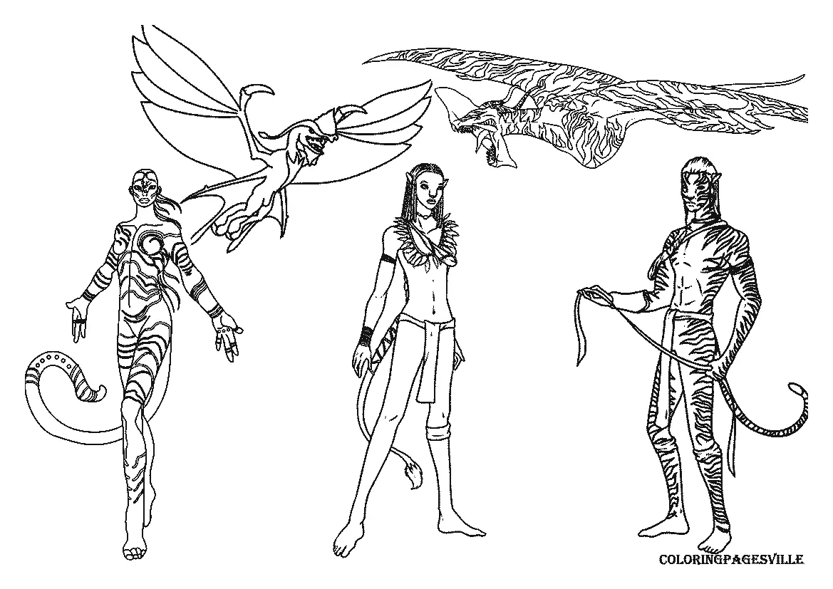 Avatar 2 The Way of Water Coloring Pages 3