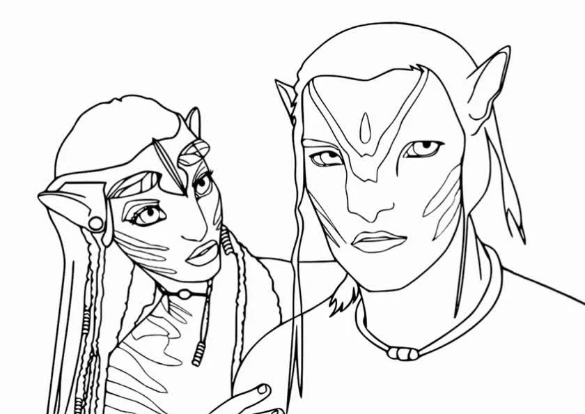 Avatar Coloring Pages 10