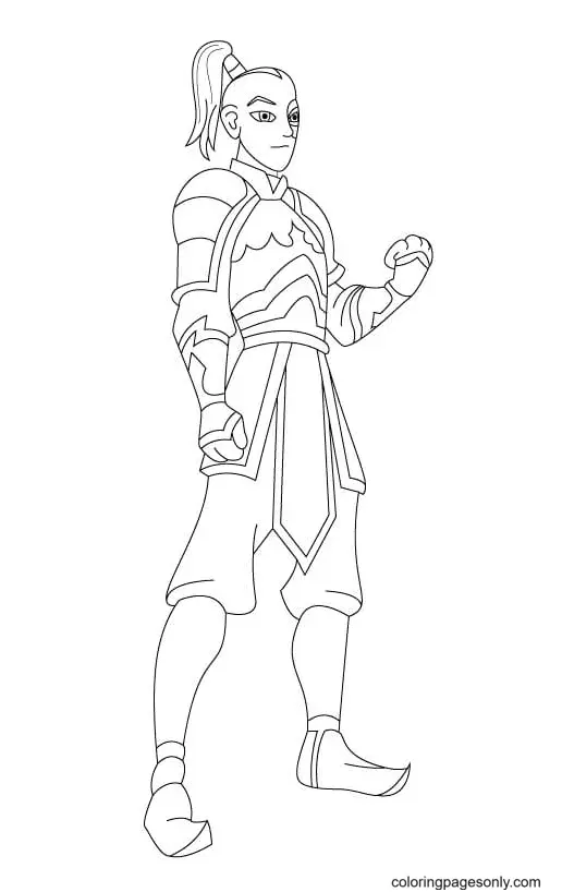 Desenhos de Avatar A Lenda de Aang Para Colorir 102