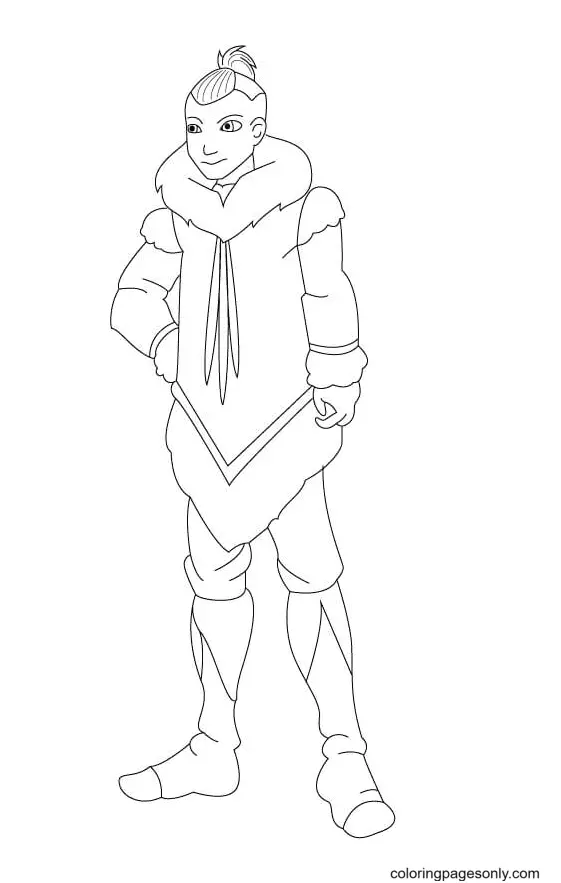 Desenhos de Avatar A Lenda de Aang Para Colorir 104