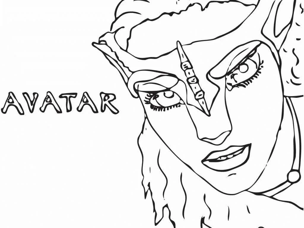 Avatar Coloring Pages 14