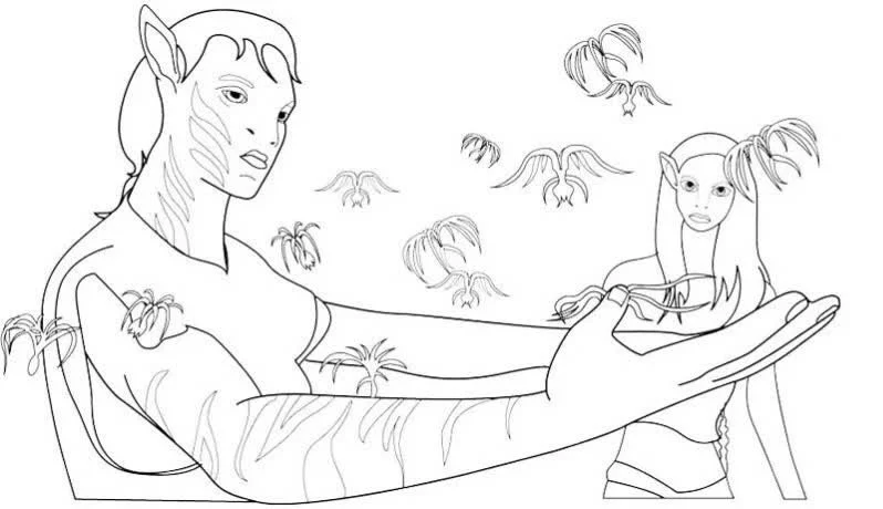 Avatar Coloring Pages 15
