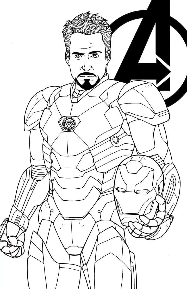 Avengers Endgame Coloring Pages 3