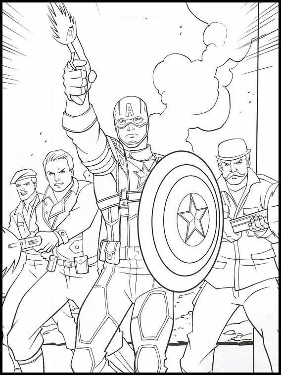 Avengers Endgame Coloring Pages 6