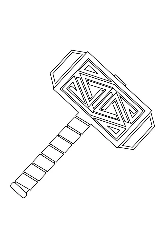 Avengers Thor Coloring Pages 7