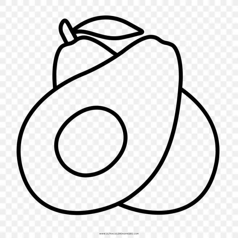 Aguacate Para Colorear 26