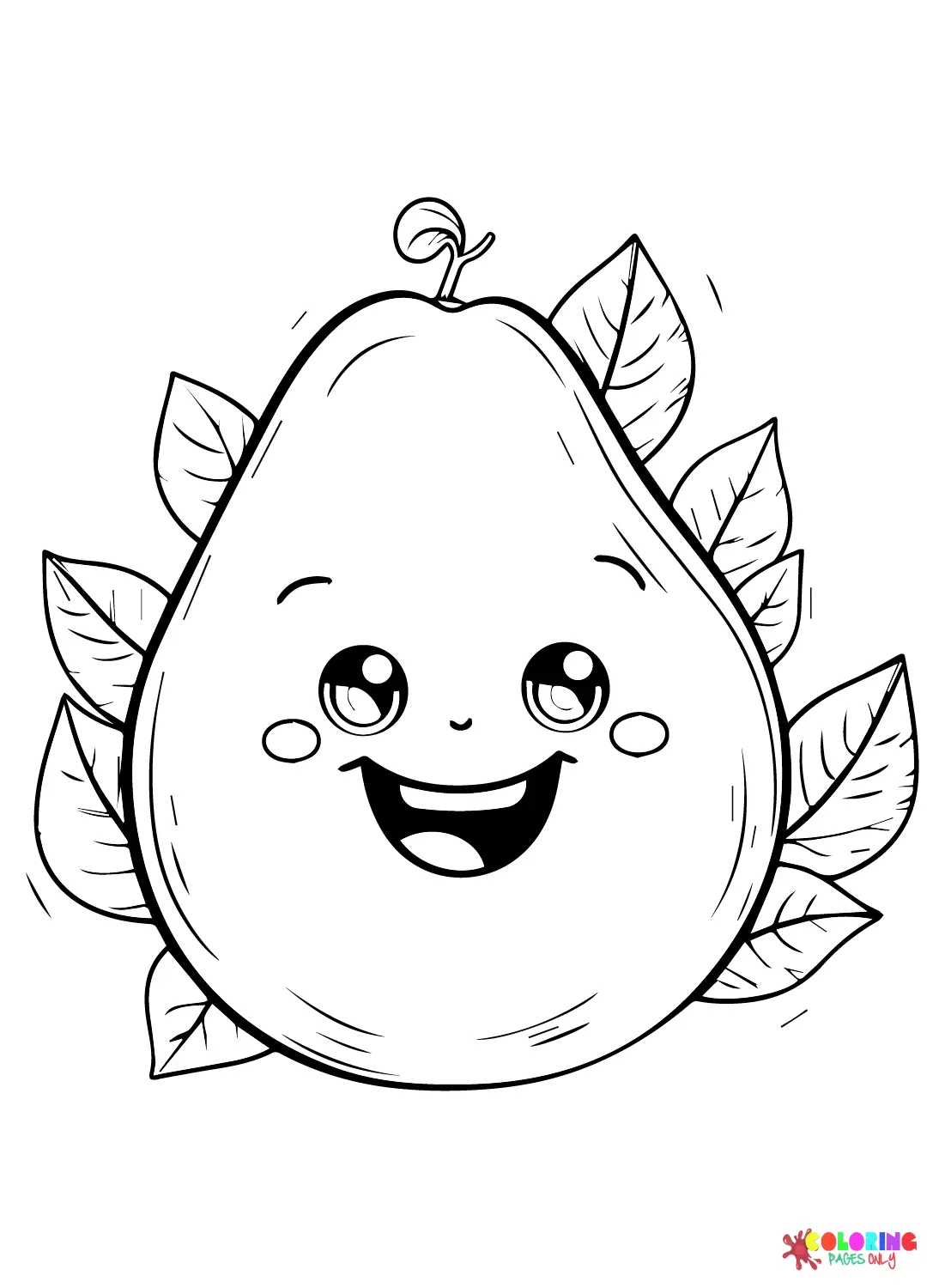 Aguacate Para Colorear 39