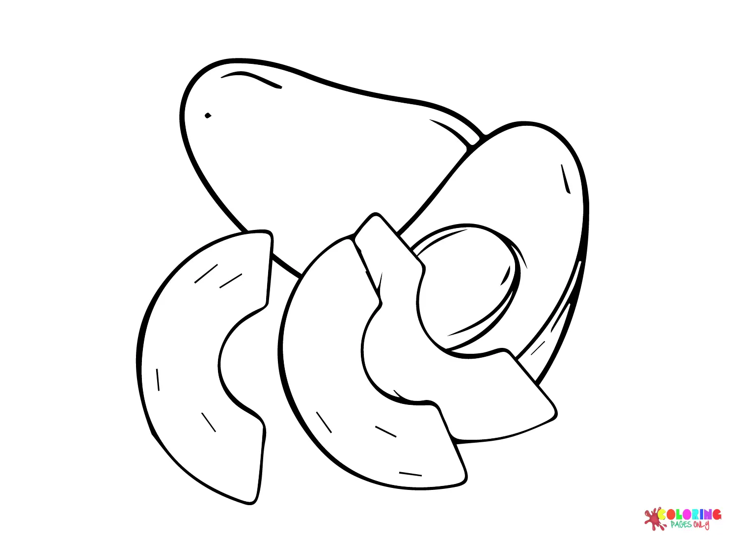 Aguacate Para Colorear 41