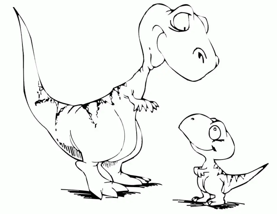 Baby Dinosaur Ausmalbilder 3
