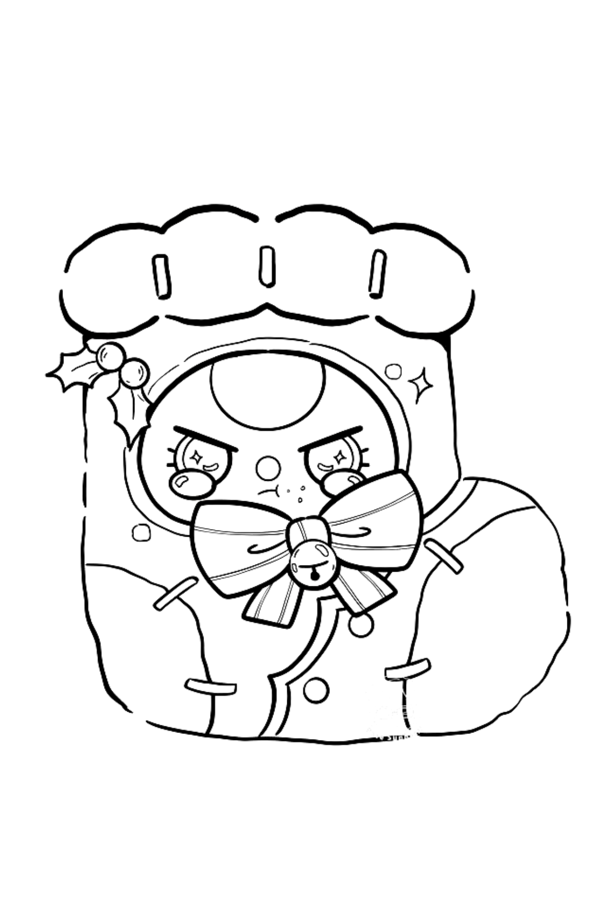 Baby Three Para Colorir 12