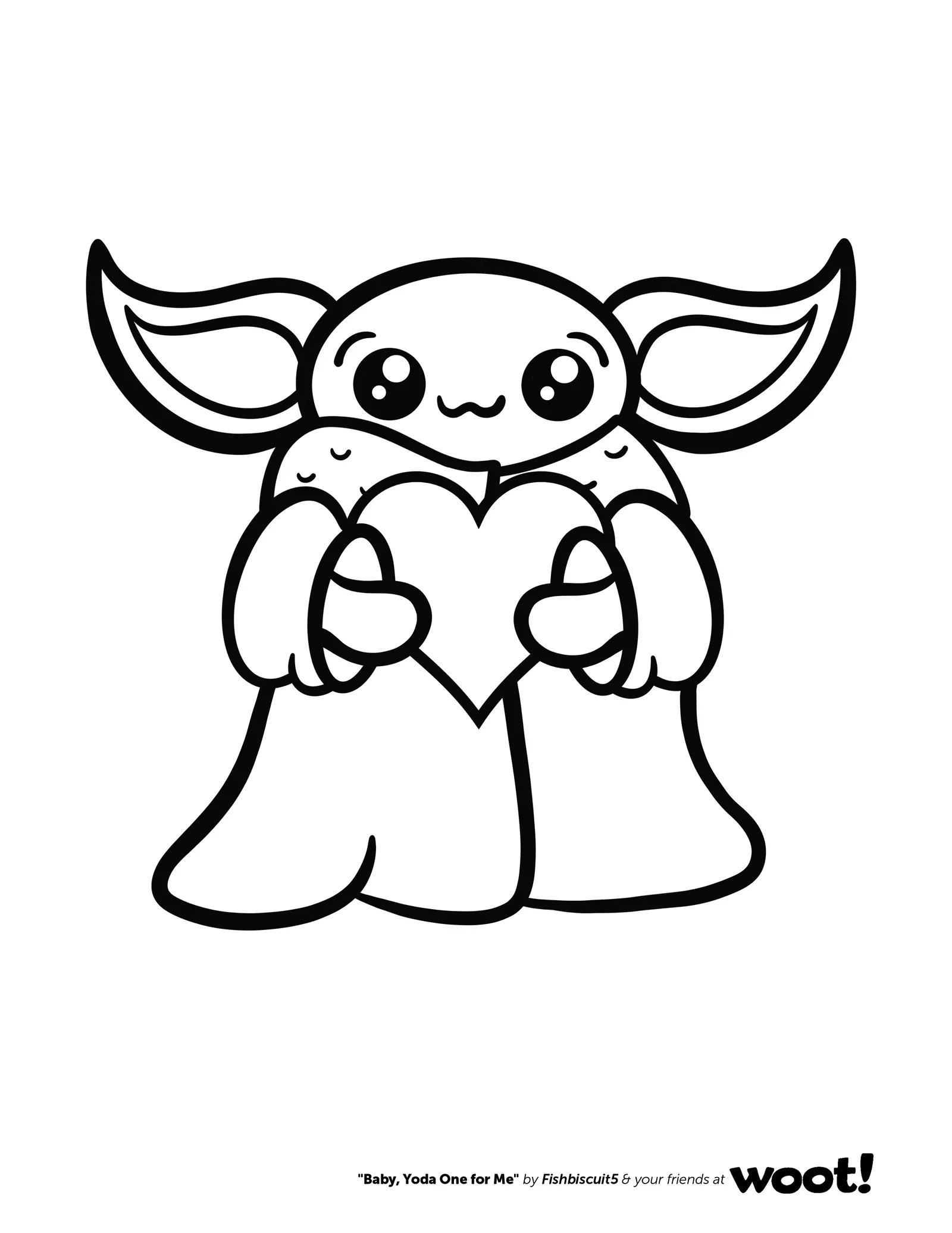 Baby Yoda Coloring Pages 16