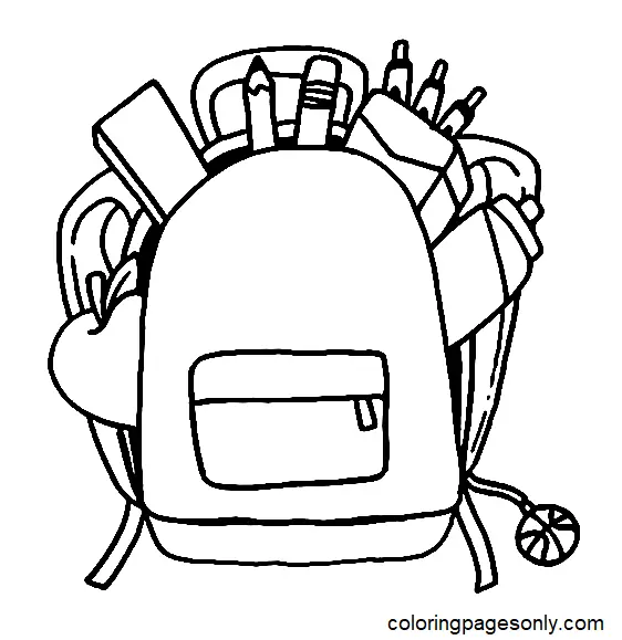 Mochila Para Colorear 17