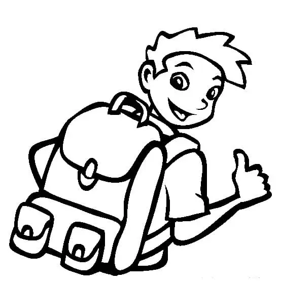 Mochila Para Colorear 34
