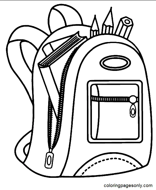 Mochila Para Colorear 37