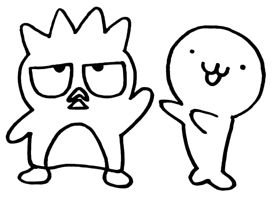 Badtz Maru Coloring Pages 10