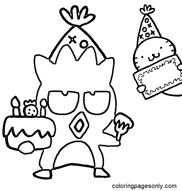 Badtz Maru Coloring Pages 17
