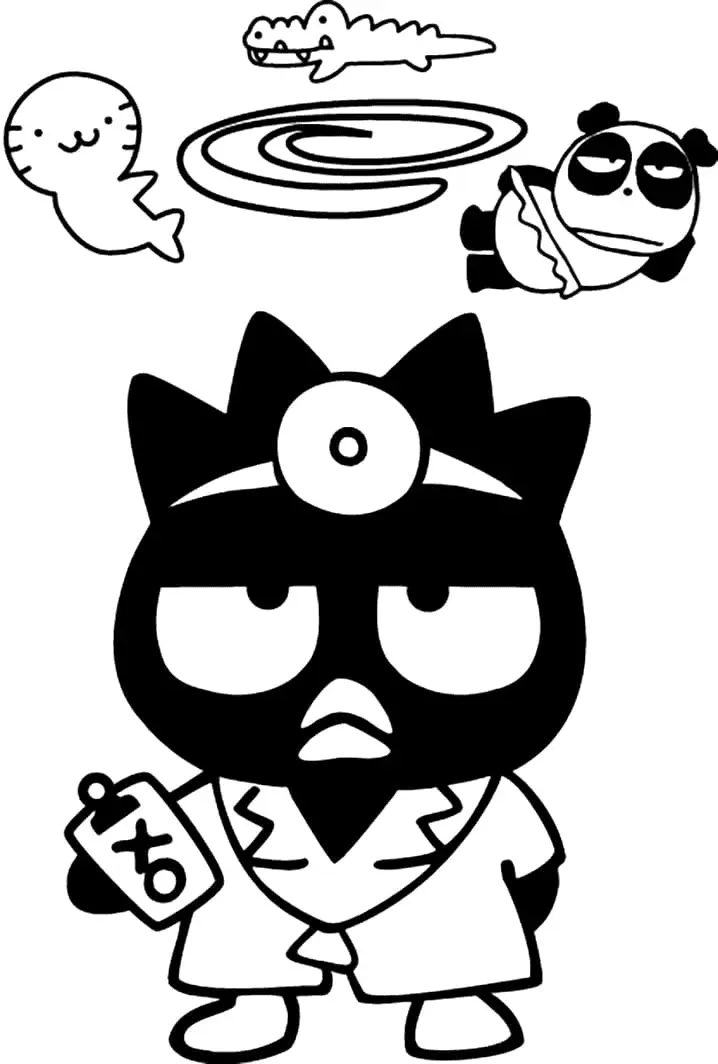 Badtz Maru Coloring Pages 25