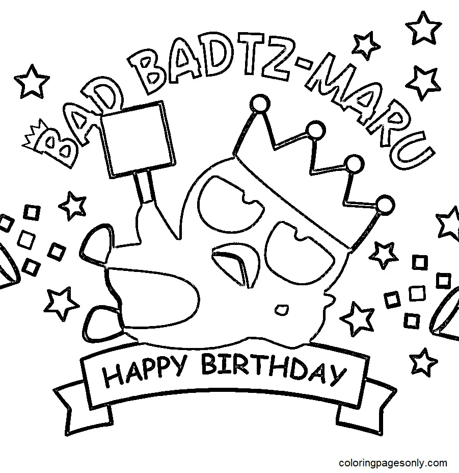 Badtz Maru Coloring Pages 32