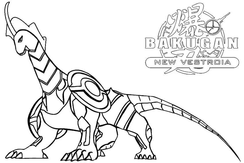 Bakugan Coloring Pages 25