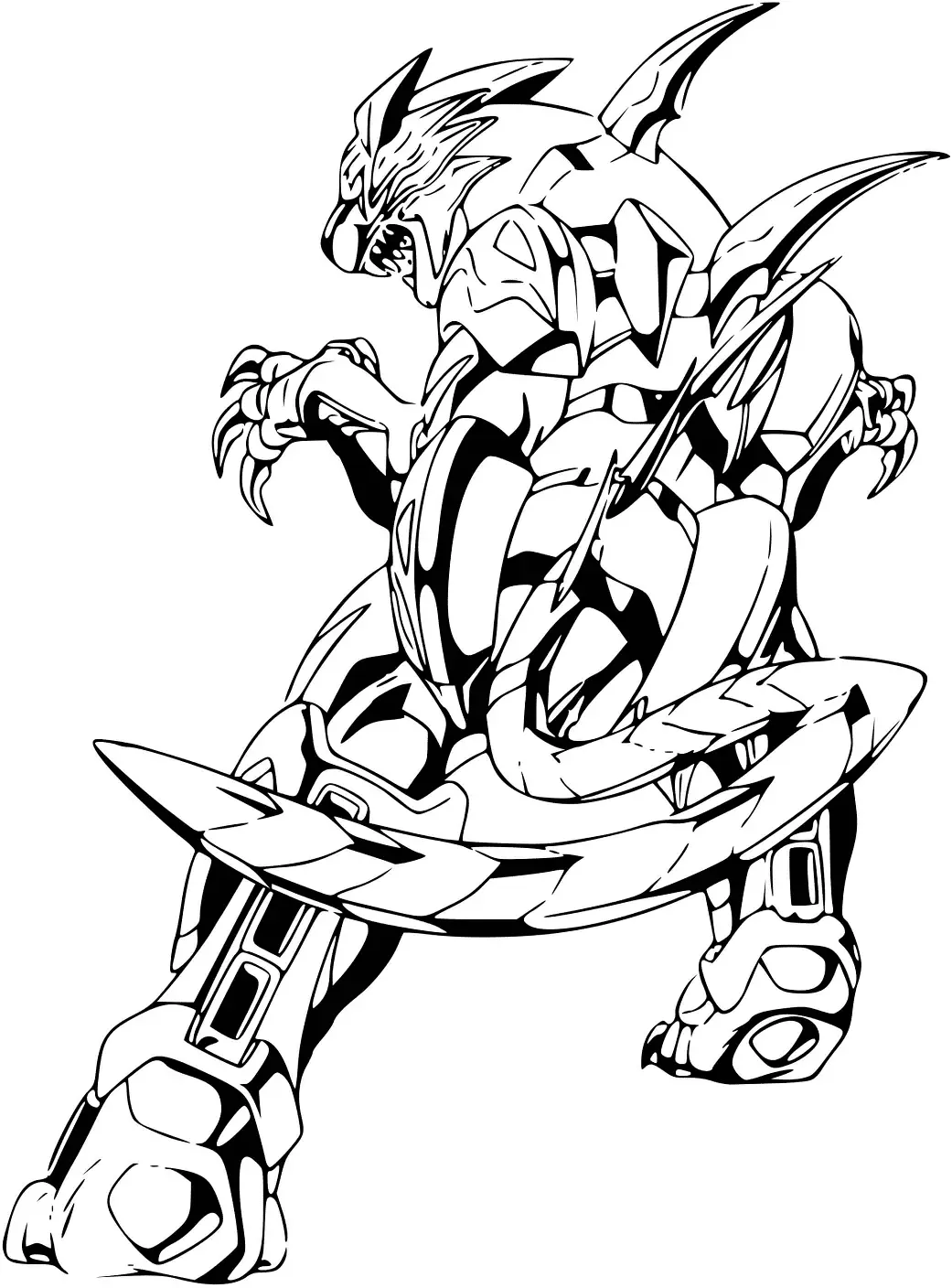 Bakugan Coloring Pages 27
