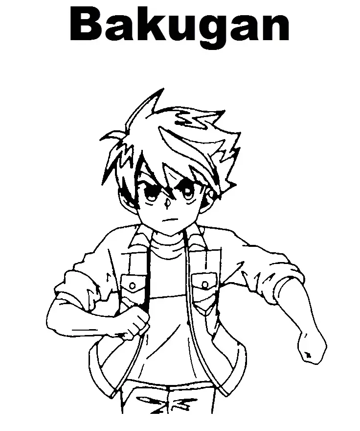 Bakugan Coloring Pages 33