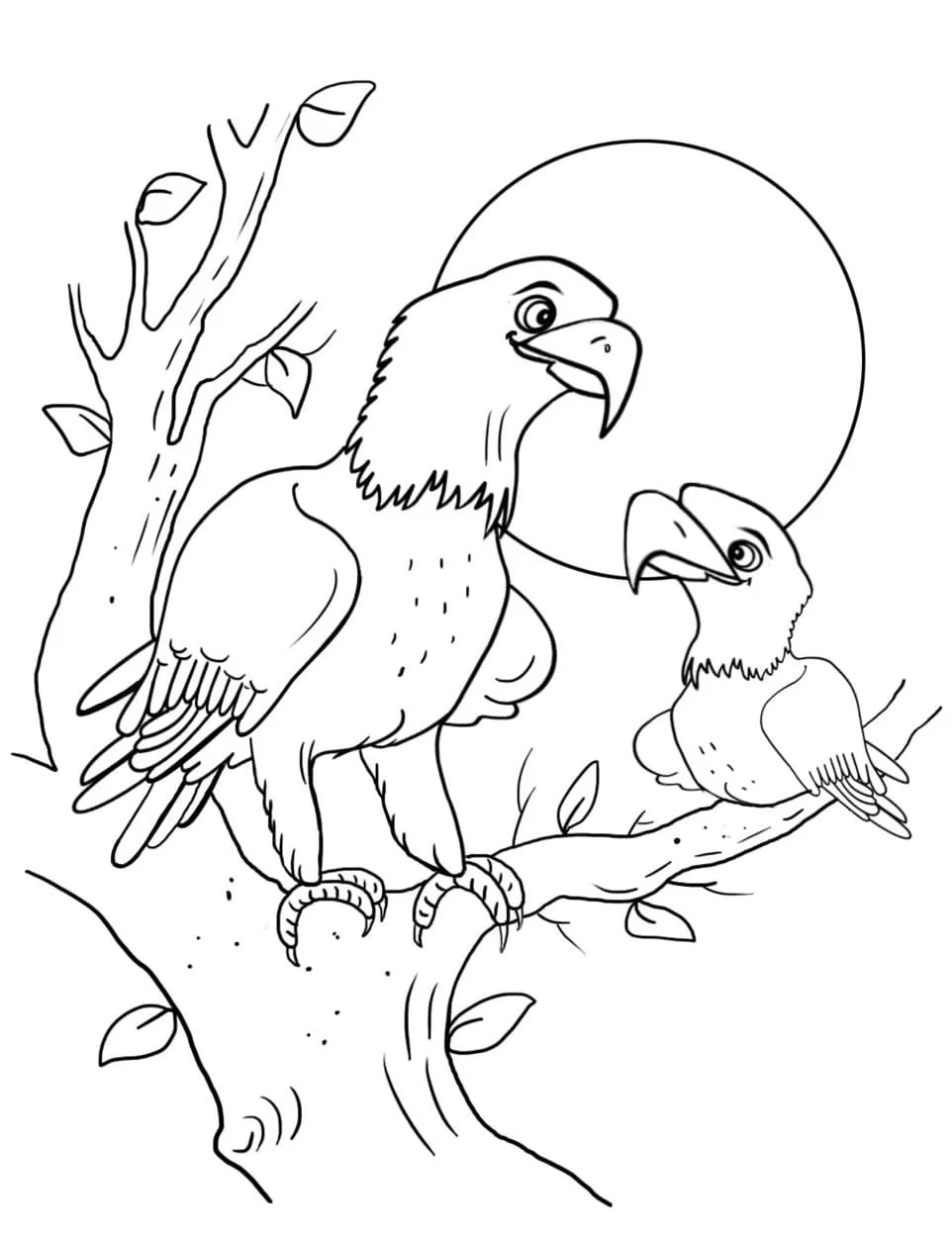 Bald Eagle Ausmalbilder 14