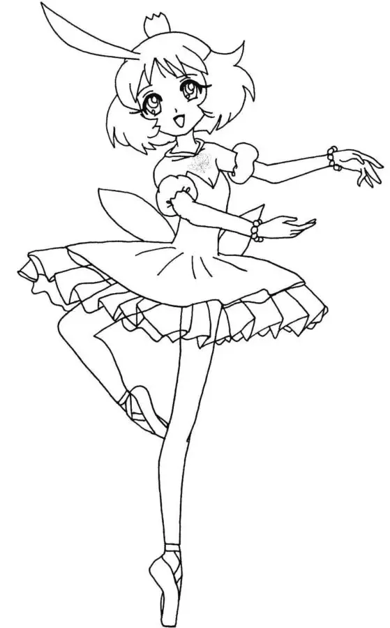 Bailarinas Para Colorear 15