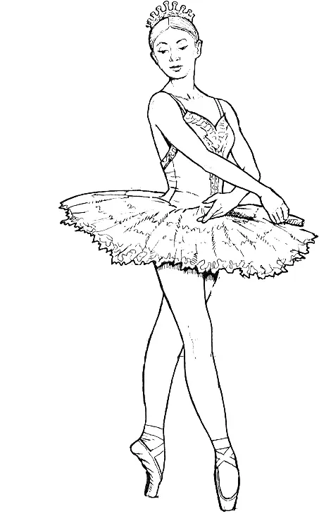 Bailarinas Para Colorear 16