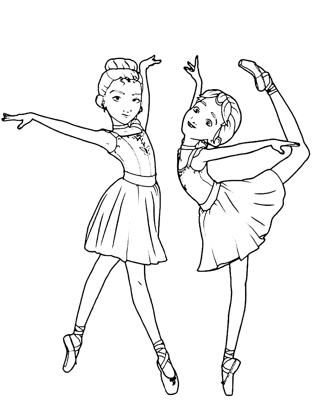 Bailarinas Para Colorear 28
