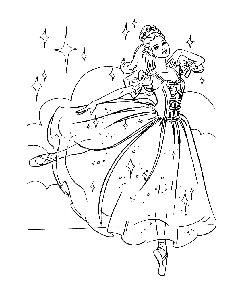 Bailarinas Para Colorear 7