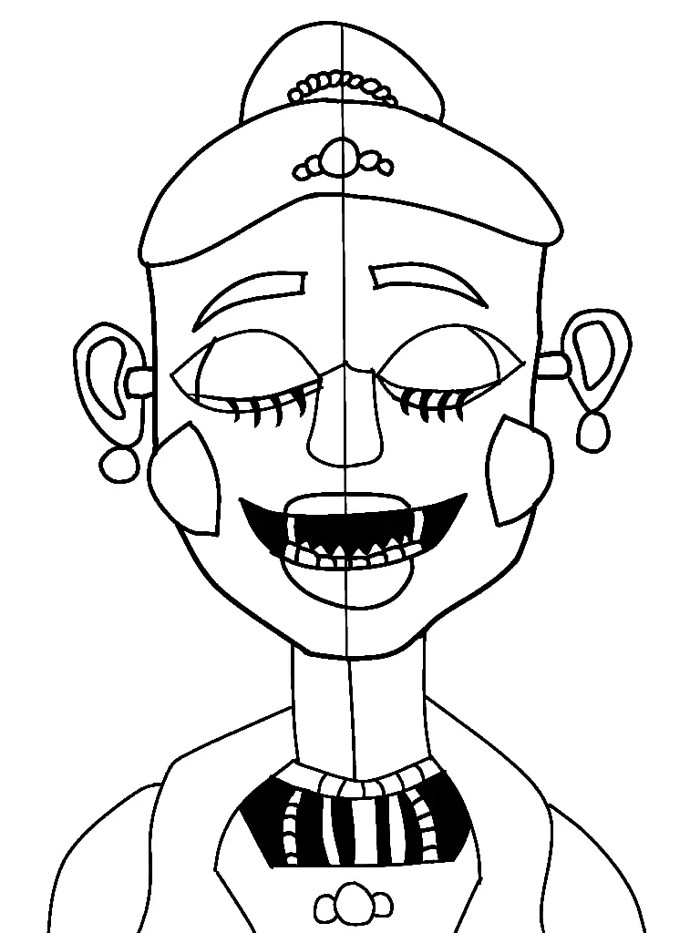 Ballora Para Colorear 21