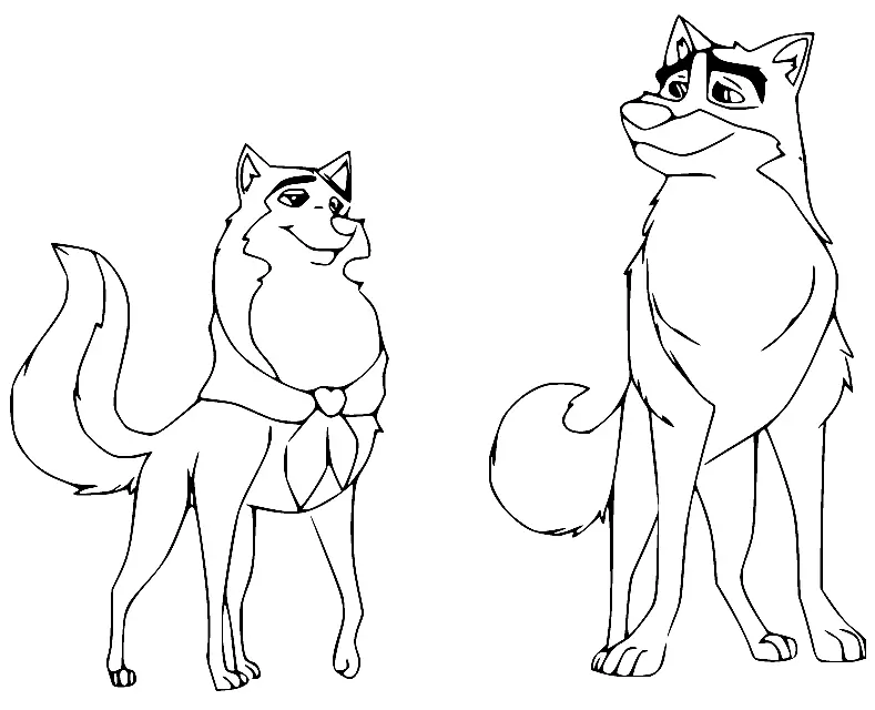 Balto Ausmalbilder 4