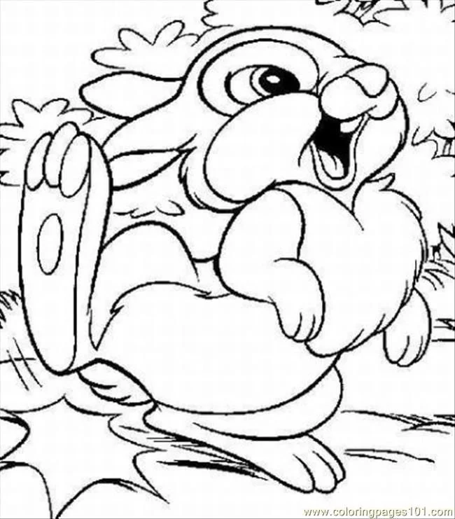 Bambi Coloring Pages 12