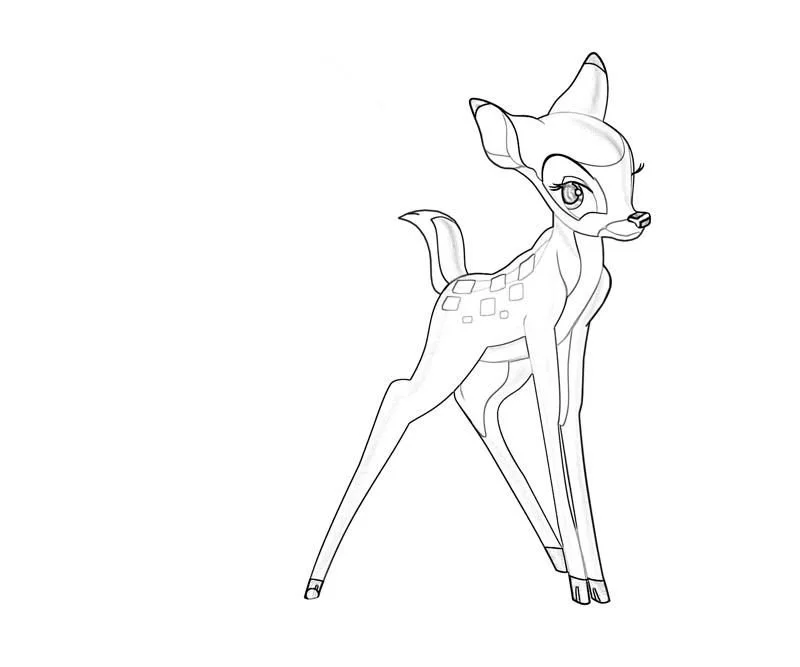 Bambi Coloring Pages 24