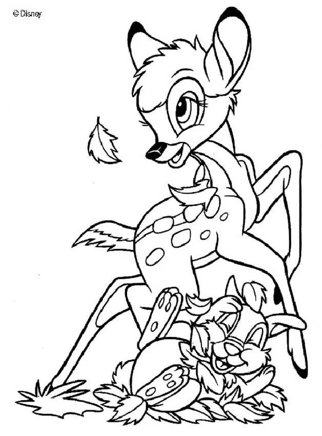 Bambi Coloring Pages 25