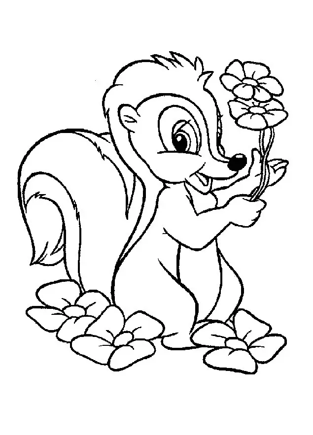 Bambi Coloring Pages 32