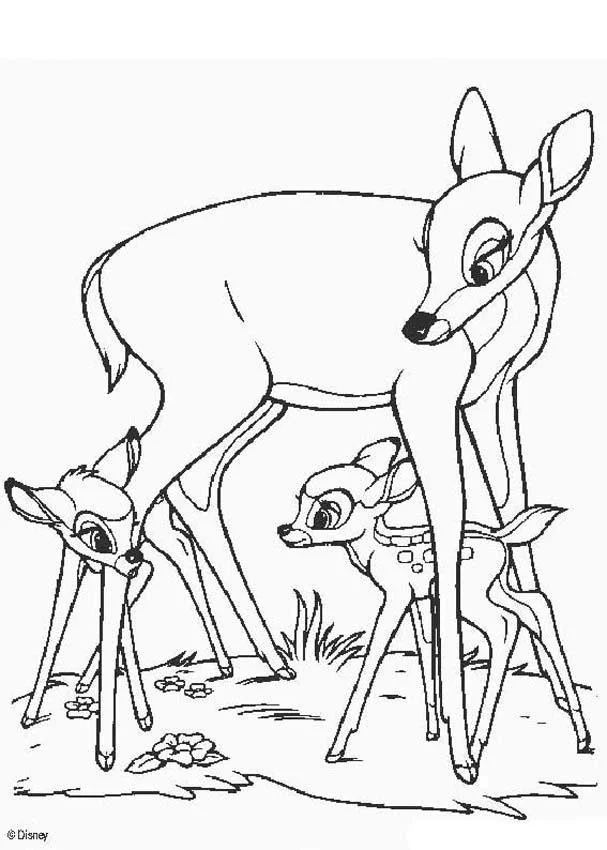 Bambi Coloring Pages 34