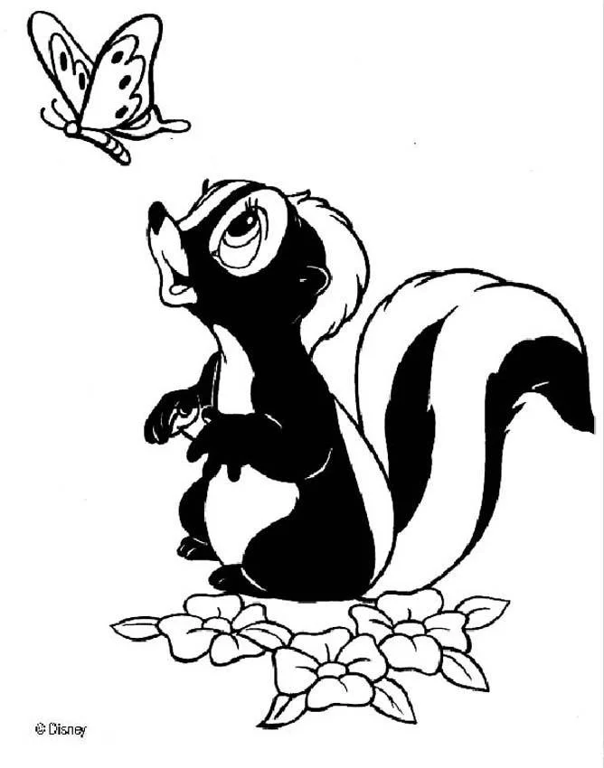 Bambi Coloring Pages 36