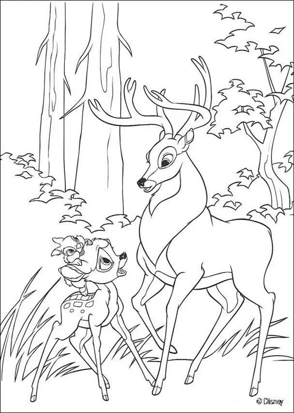 Bambi Coloring Pages 39