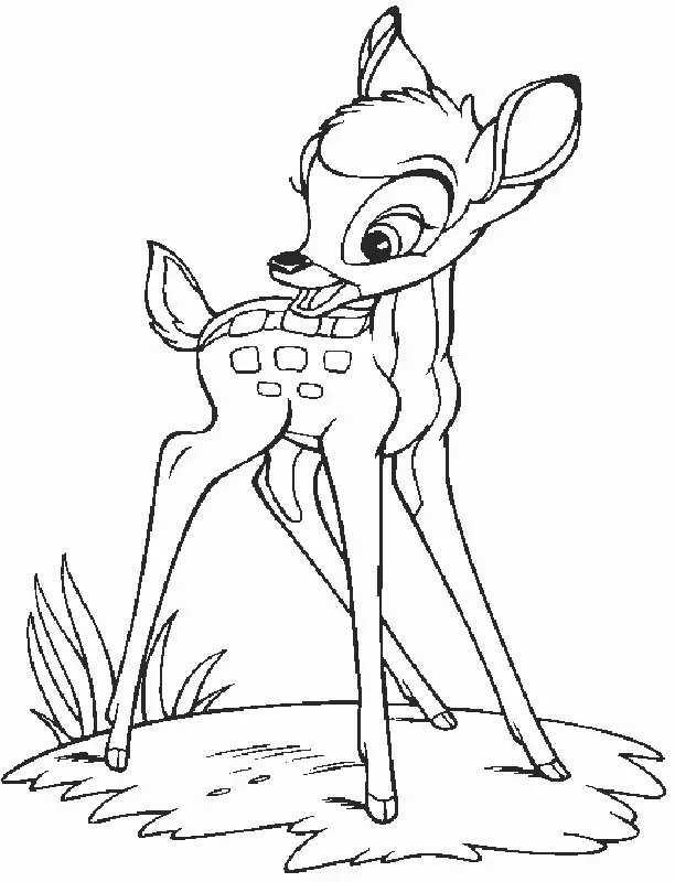 Bambi Coloring Pages 45