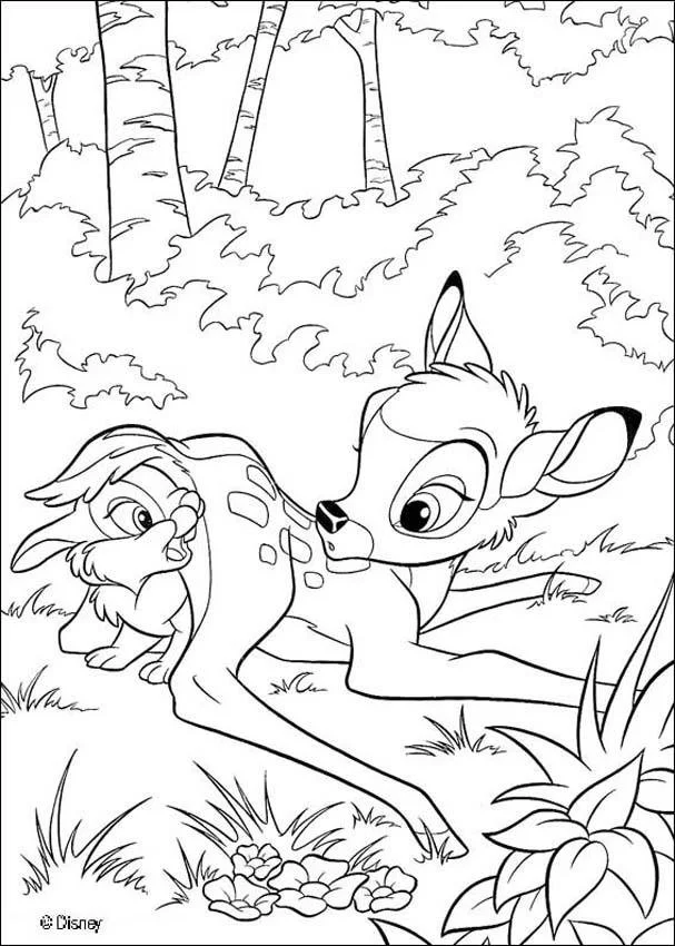 Bambi Coloring Pages 50