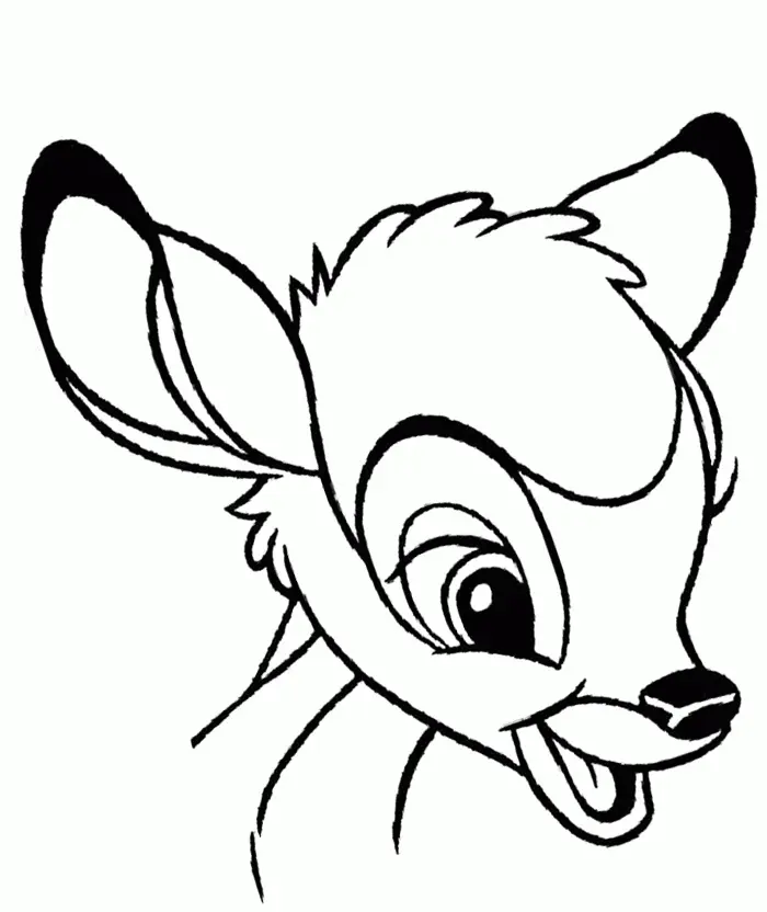 Bambi Coloring Pages 7