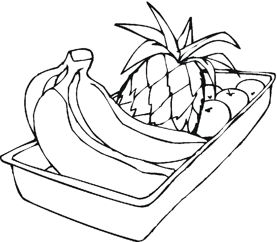 Banana Coloring Pages 13