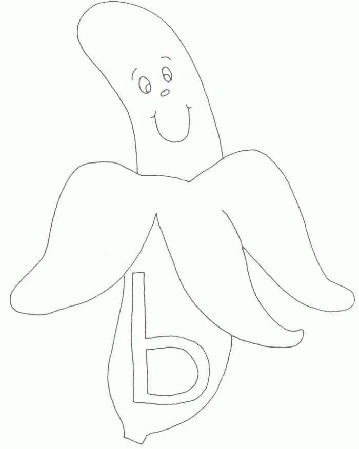 Banana Coloring Pages 18