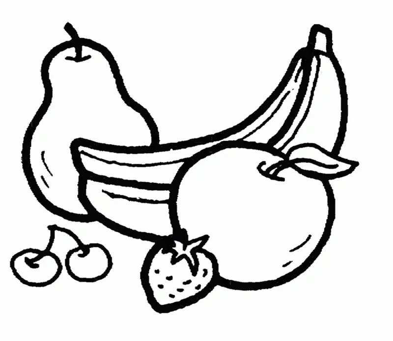 Banana Coloring Pages 23