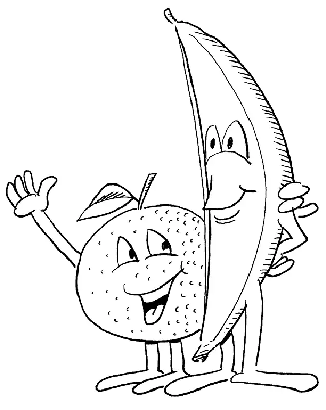 Banana Coloring Pages 35