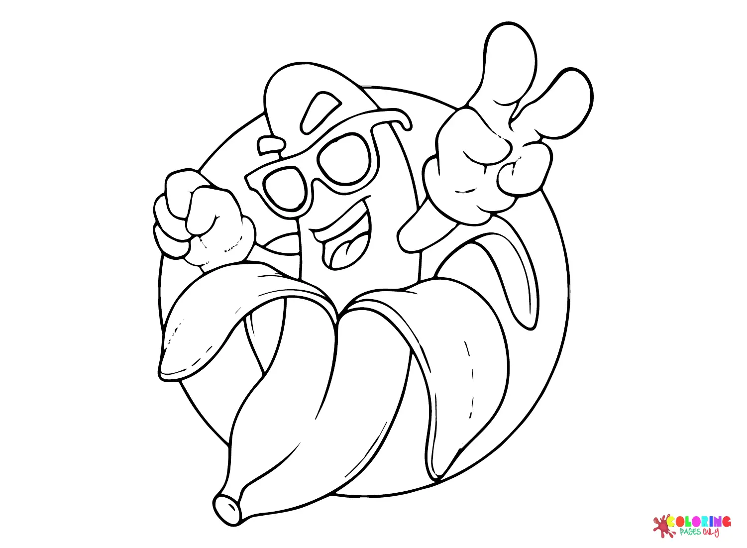 Bananas Coloring Pages 10