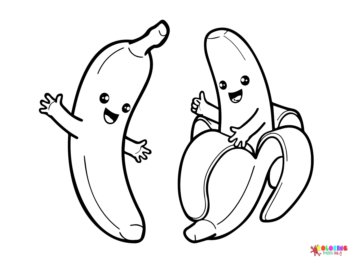 Bananas Coloring Pages 13