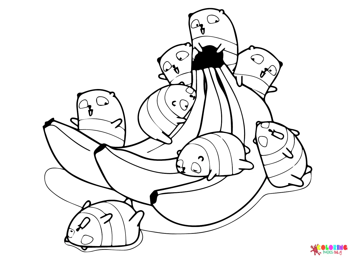 Bananas Coloring Pages 15